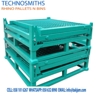 foldable pallets-GALVANIZED STACKABLE STEEL PALLET CONVERTERS-post pallets- FOR COLD STORES